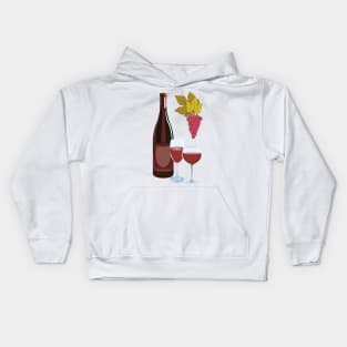 Red wine Kids Hoodie